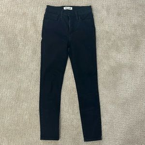 MADEWELL ROADTRIPPER BLACK JEANS SIZE 24